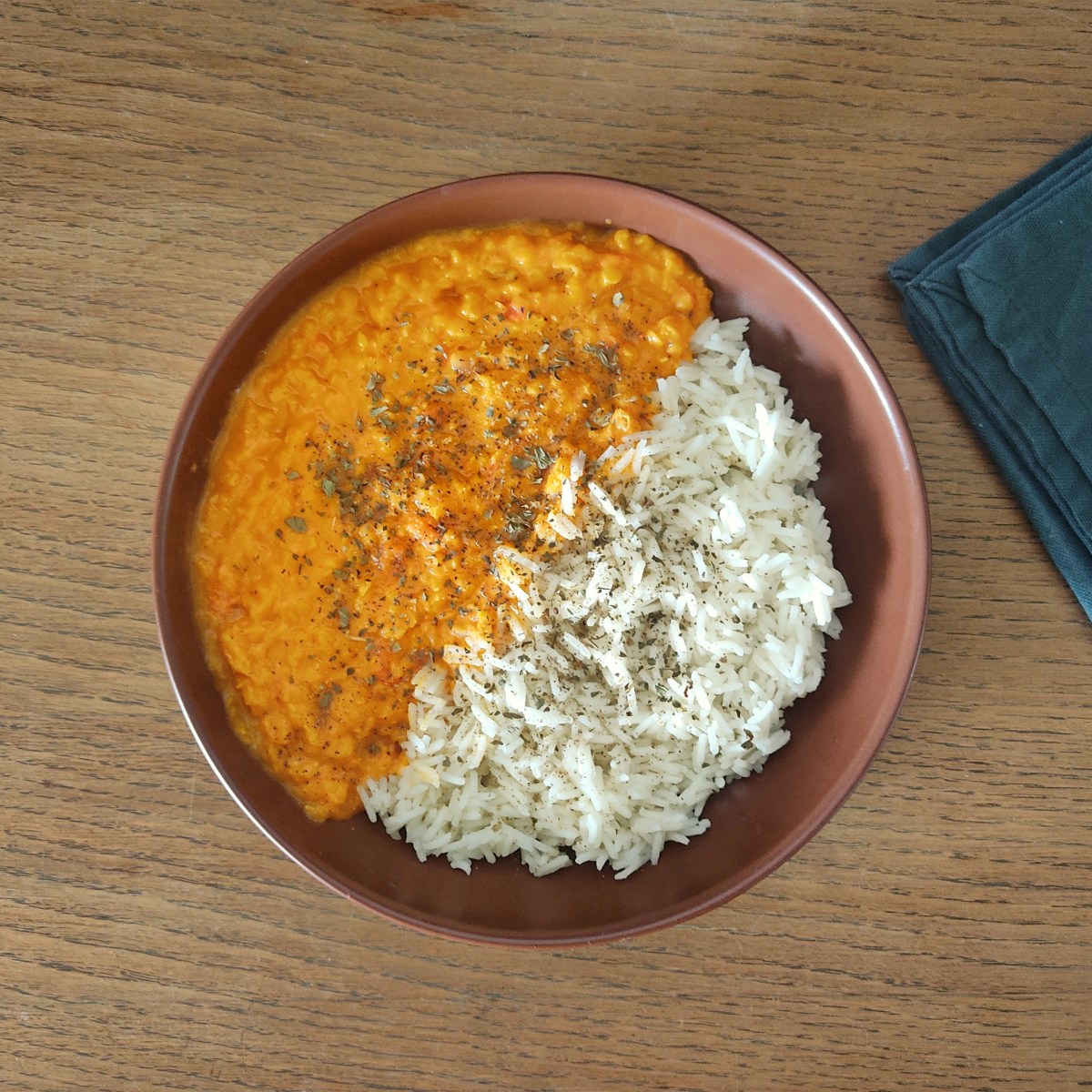 Dahl de lentilles&nbsp;corail