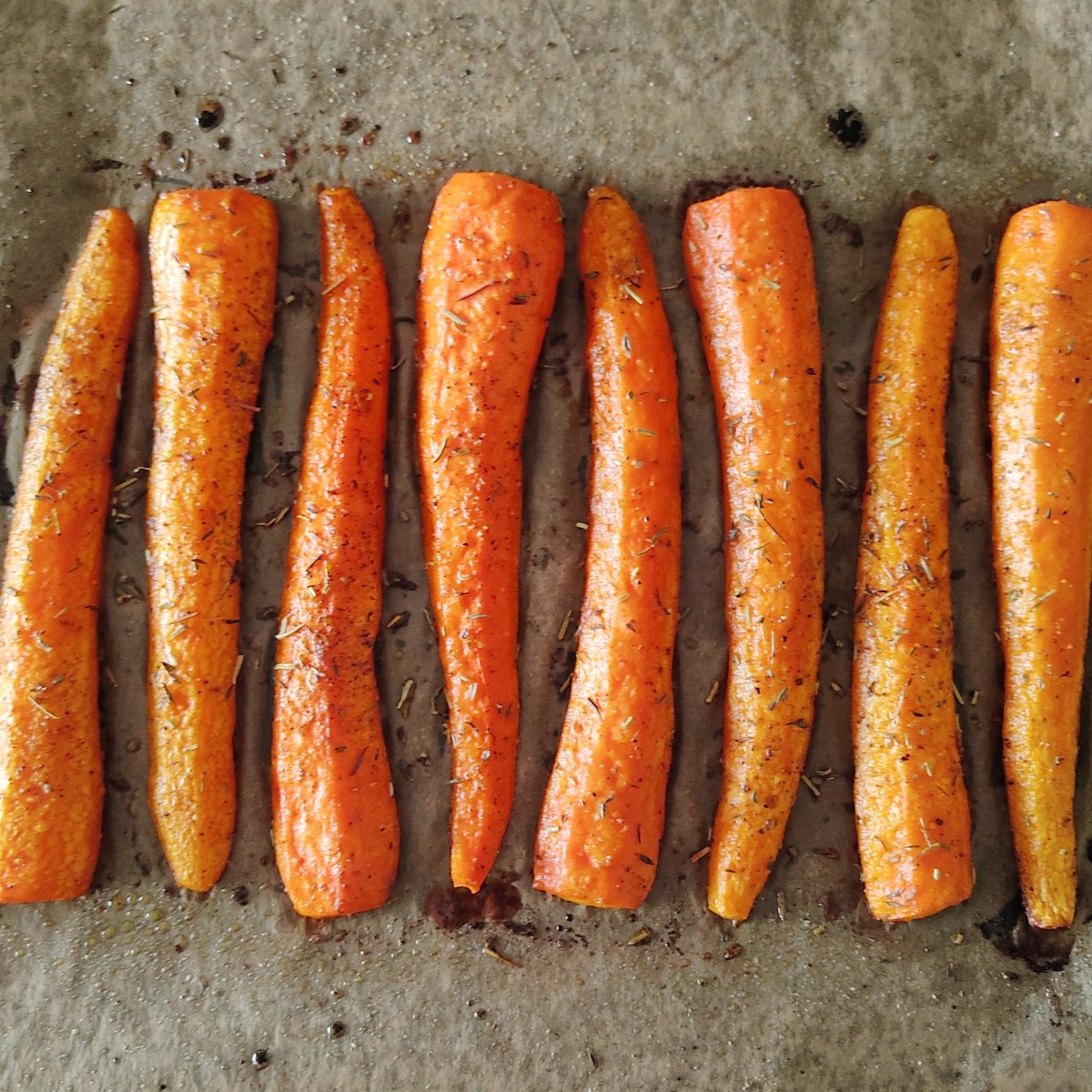 Carottes rôties au&nbsp;miel