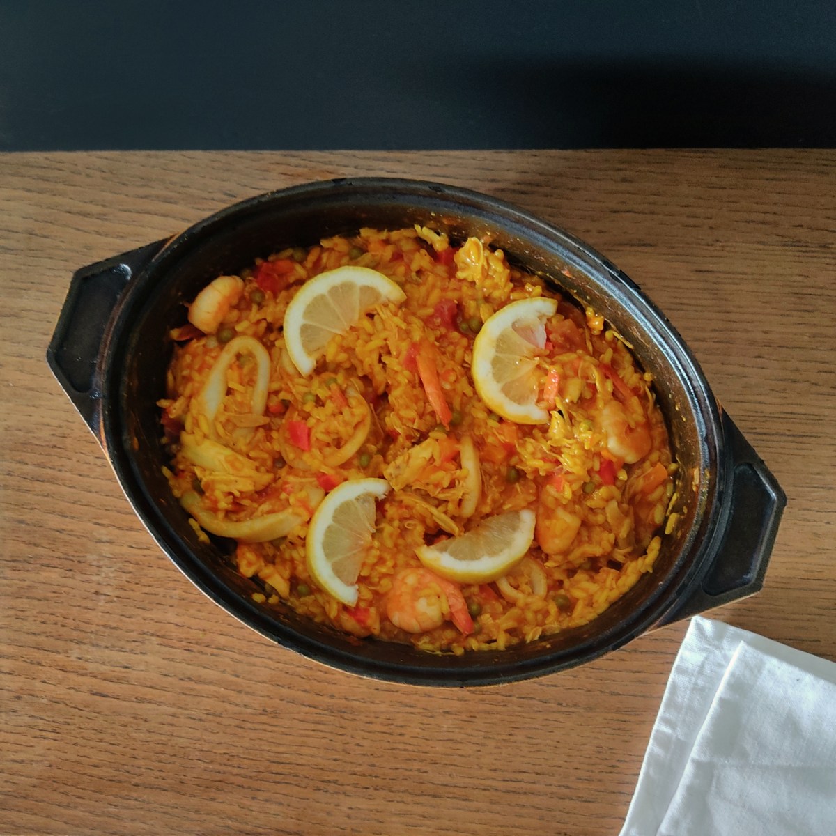 Paëlla au poulet et aux&nbsp;crevettes