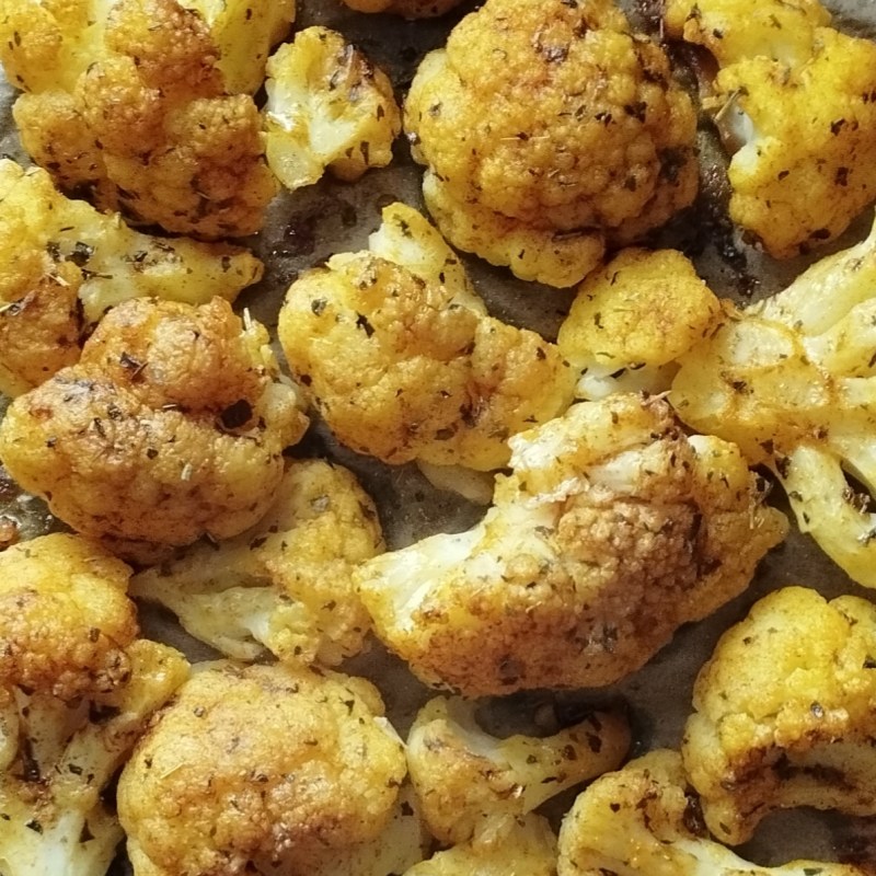 Chou-fleur rôti au miel et aux&nbsp;épices