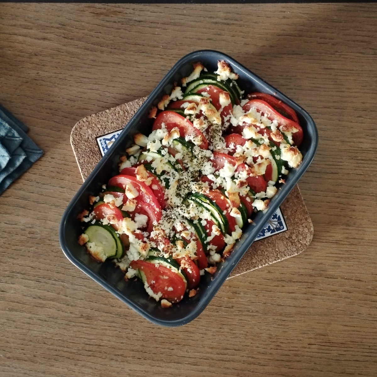 Tian de légumes à la&nbsp;feta