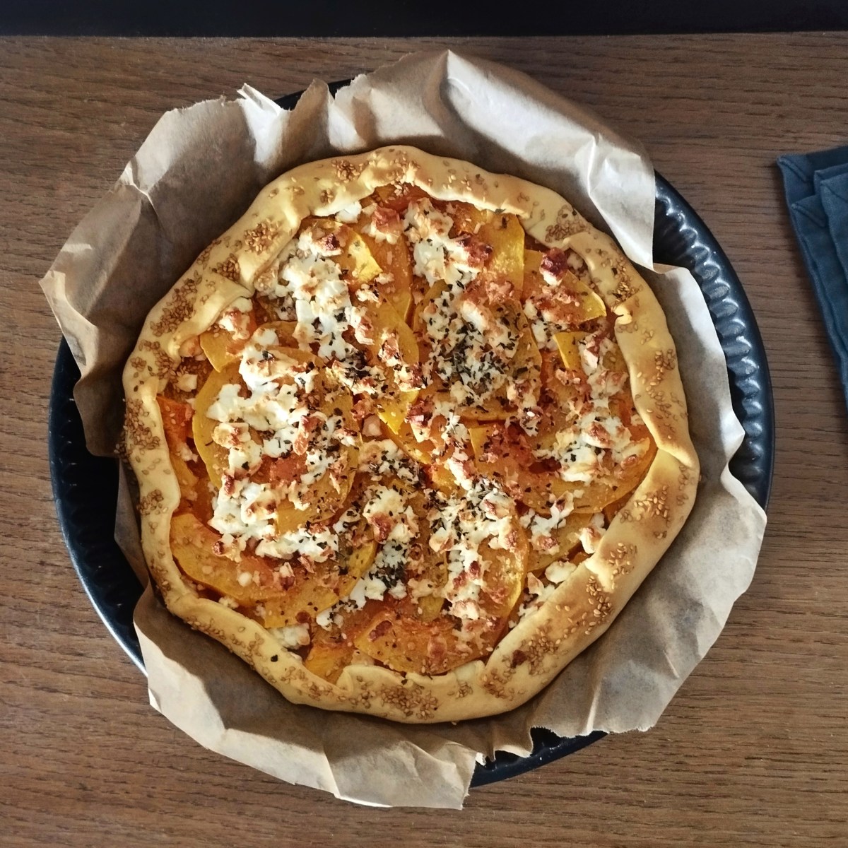 Tarte à la butternut et à la&nbsp;feta